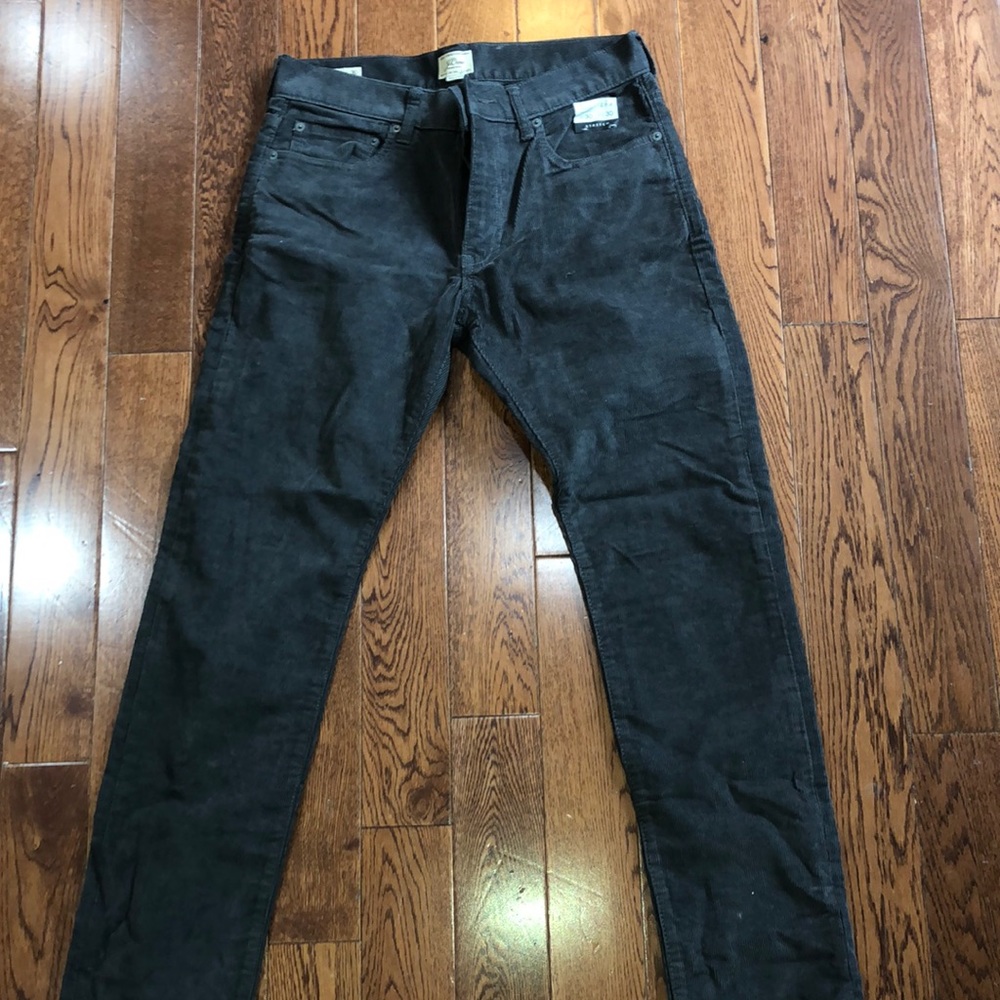 Jcrew mens corduroy pants NEW 30/30